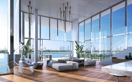 Monad Terrace - Penthouse Living Room